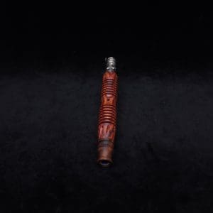 This image portrays Dynavap XL X-Fin Cocobolo Wood Stem + Matched High Class M.P.-NEW! by Dovetail Woodwork.