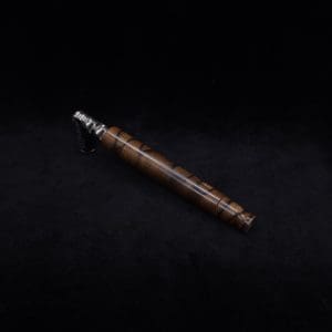 This image portrays Blunt/Spliff Dynavap XL Rare Black Limba Burl Stem + Book-Matched M.P.-NEW! by Dovetail Woodwork.