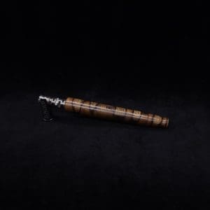 This image portrays Blunt/Spliff Dynavap XL Rare Black Limba Burl Stem + Book-Matched M.P.-NEW! by Dovetail Woodwork.