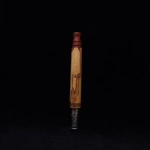 This image portrays Blunt/Spliff Dynavap XL Specialty Bloodwood Stem + Book-Matched M.P.-NEW! by Dovetail Woodwork.