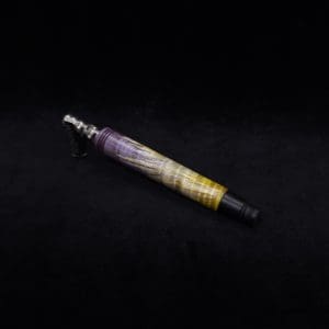 This image portrays Blunt/Spliff Dynavap XL Wood Stem + Matched Ebony M.P.-NEW! by Dovetail Woodwork.