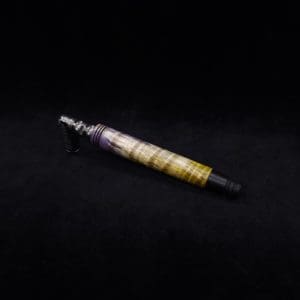 This image portrays Blunt/Spliff Dynavap XL Wood Stem + Matched Ebony M.P.-NEW! by Dovetail Woodwork.