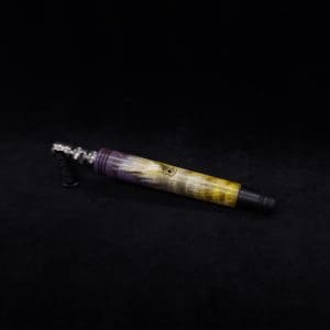 This image portrays Blunt/Spliff Dynavap XL Wood Stem + Matched Ebony M.P.-NEW! by Dovetail Woodwork.