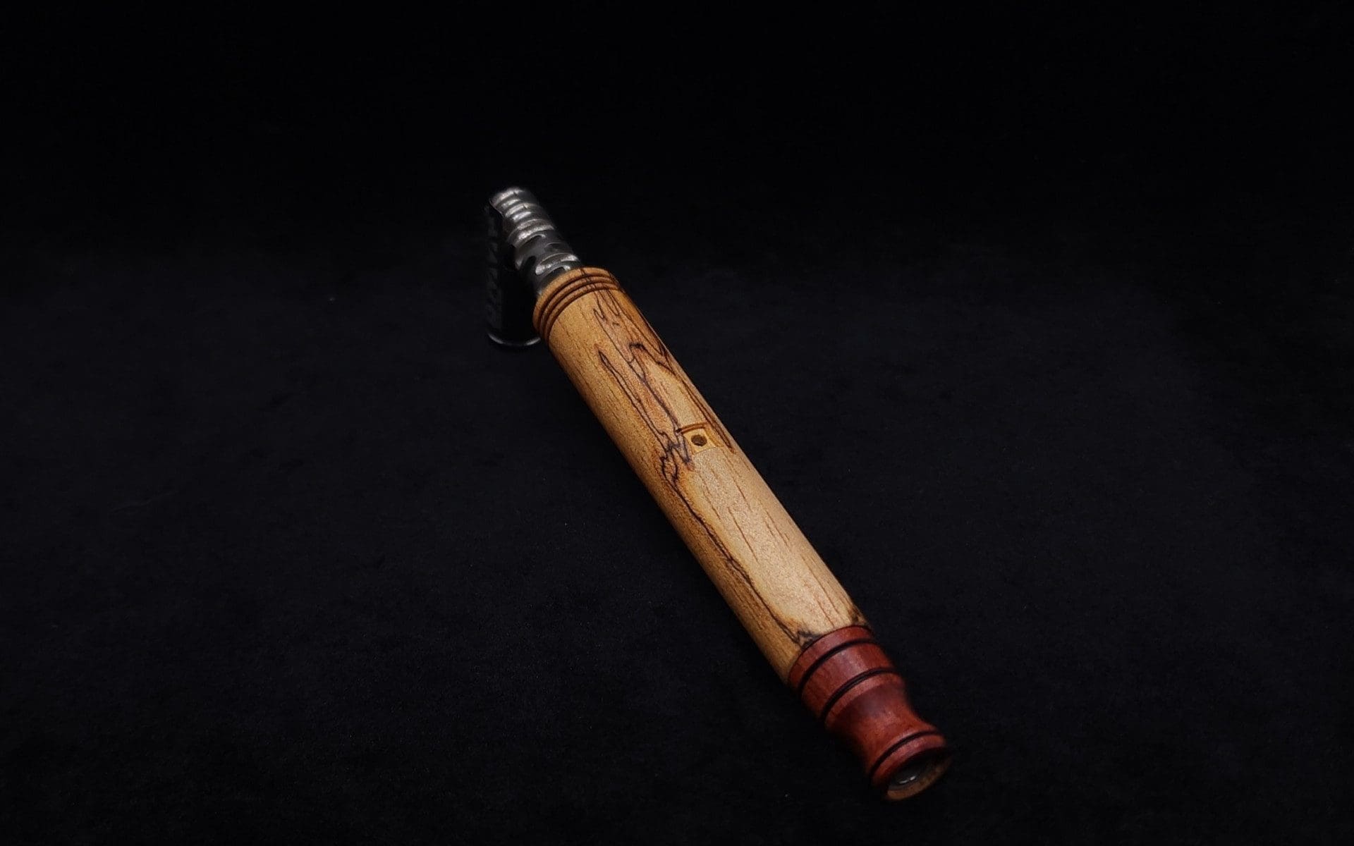 This image portrays Blunt/Spliff Dynavap XL Specialty Bloodwood Stem + Book-Matched M.P.-NEW! by Dovetail Woodwork.