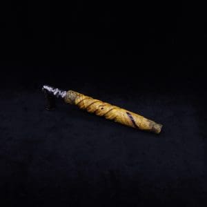 This image portrays Helical Dynavap XL Burl Stem + Book-Matched M.P.-NEW! by Dovetail Woodwork.