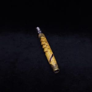 This image portrays Helical Dynavap XL Burl Stem + Book-Matched M.P.-NEW! by Dovetail Woodwork.