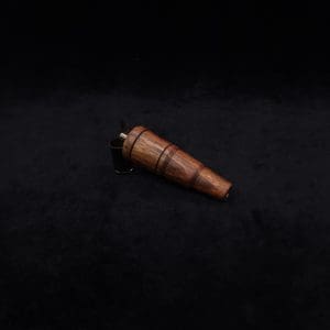 This image portrays Dynavap High Class 12mm/14mm Glass Adapter-Brazilian Rosewood w/condenser-NEW! by Dovetail Woodwork.