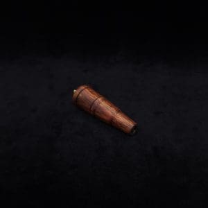 This image portrays Dynavap High Class 12mm/14mm Glass Adapter-Brazilian Rosewood w/condenser-NEW! by Dovetail Woodwork.