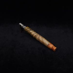 This image portrays Cascades Dynavap XL Burl Stem + Matched M.P.-NEW/2025 by Dovetail Woodwork.