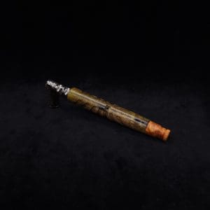 This image portrays Cascades Dynavap XL Burl Stem + Matched M.P.-NEW/2025 by Dovetail Woodwork.