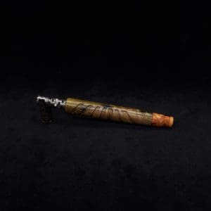 This image portrays Cascades Dynavap XL Burl Stem + Matched M.P.-NEW/2025 by Dovetail Woodwork.