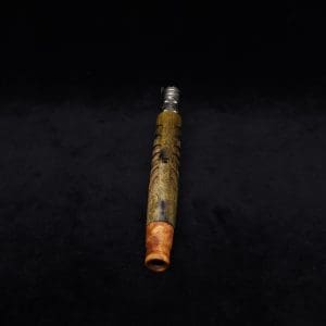 This image portrays Cascades Dynavap XL Burl Stem + Matched M.P.-NEW/2025 by Dovetail Woodwork.