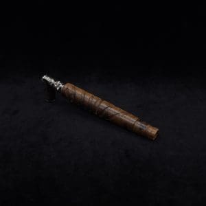 This image portrays Cascades Dynavap XL Burl Stem + Matched M.P.-NEW/2025 by Dovetail Woodwork.