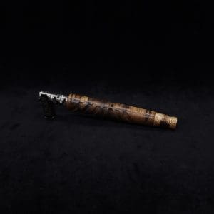 This image portrays Cascades Dynavap XL Burl Stem + Matched M.P.-NEW/2025 by Dovetail Woodwork.