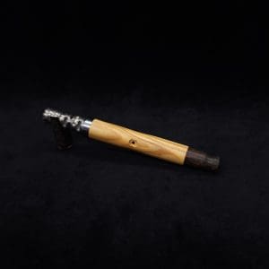 This image portrays Capped Dynavap XL Specialty Stem + Matched M.P.-NEW/2025 by Dovetail Woodwork.