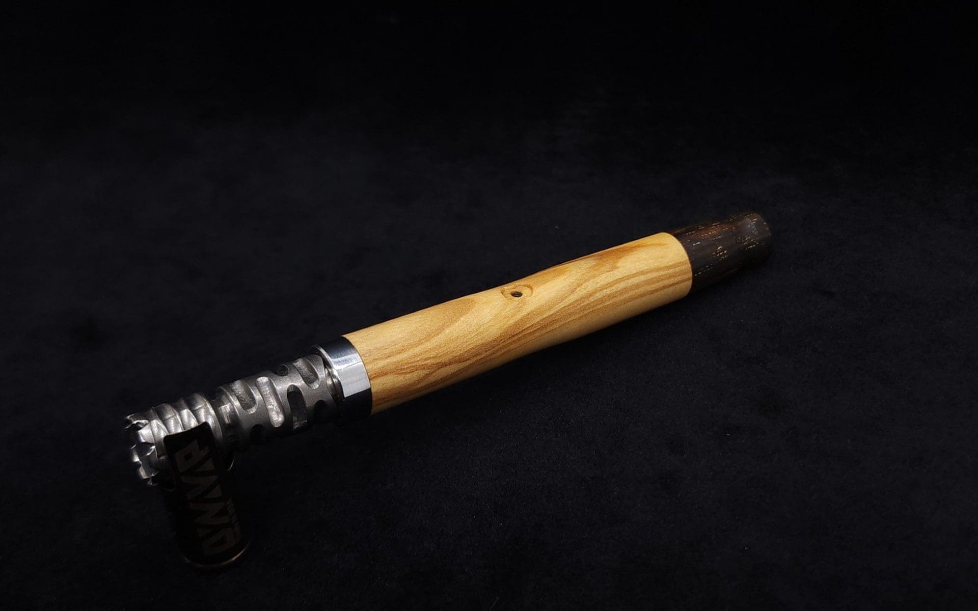 This image portrays Capped Dynavap XL Specialty Stem + Matched M.P.-NEW/2025 by Dovetail Woodwork.