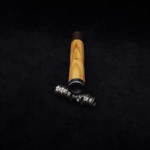 This image portrays Capped Dynavap XL Specialty Stem + Matched M.P.-NEW/2025 by Dovetail Woodwork.