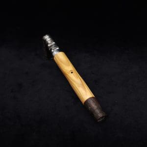 This image portrays Capped Dynavap XL Specialty Stem + Matched M.P.-NEW/2025 by Dovetail Woodwork.