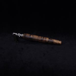 This image portrays Hexagonal Burl (No-Roll Design) XL Dynavap Stem + Book-Matched M.P. by Dovetail Woodwork.