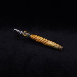 This image portrays Spinal Dynavap XL Burl Stem + Matched M.P.-NEW/2025 Version by Dovetail Woodwork.