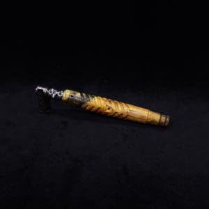 This image portrays Spinal Dynavap XL Burl Stem + Matched M.P.-NEW/2025 Version by Dovetail Woodwork.