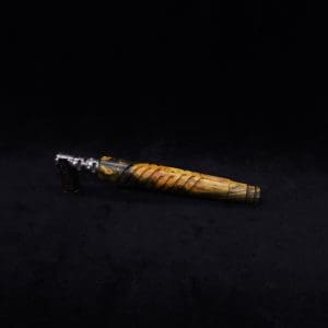 This image portrays Spinal Dynavap XL Burl Stem + Matched M.P.-NEW/2025 Version by Dovetail Woodwork.