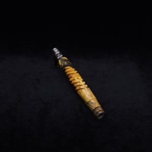 This image portrays Spinal Dynavap XL Burl Stem + Matched M.P.-NEW/2025 Version by Dovetail Woodwork.