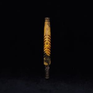 This image portrays Spinal Dynavap XL Burl Stem + Matched M.P.-NEW/2025 Version by Dovetail Woodwork.