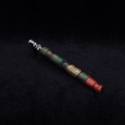 This image portrays Blunt/Spliff Dynavap XL Burl Stem + Matched Redheart M.P.-NEW! by Dovetail Woodwork.