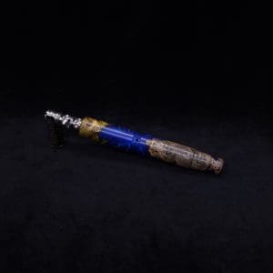 This image portrays Cascades Dynavap XL Burl Hybrid Stem + Book-Matched M.P.-NEW/2025 by Dovetail Woodwork.