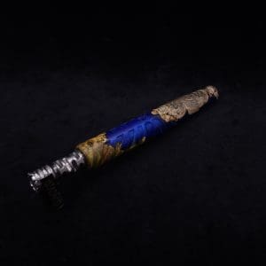 This image portrays Cascades Dynavap XL Burl Hybrid Stem + Book-Matched M.P.-NEW/2025 by Dovetail Woodwork.