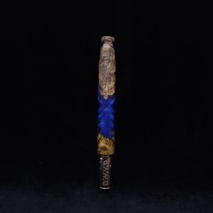 This image portrays Cascades Dynavap XL Burl Hybrid Stem + Book-Matched M.P.-NEW/2025 by Dovetail Woodwork.