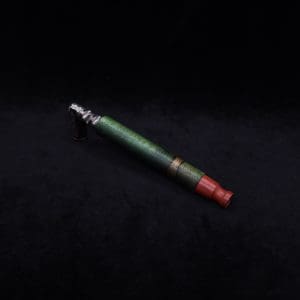 This image portrays Blunt/Spliff Dynavap XL Burl Stem + Matched Redheart M.P.-NEW! by Dovetail Woodwork.