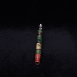 This image portrays Blunt/Spliff Dynavap XL Burl Stem + Matched Redheart M.P.-NEW! by Dovetail Woodwork.