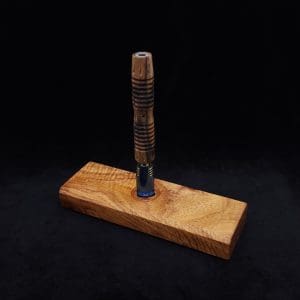 This image portrays Dynavap Device/Material Storage Case-Walnut Burl-Slim XL by Dovetail Woodwork.