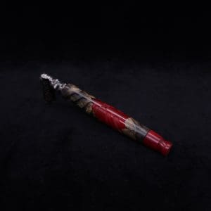 This image portrays Cascades Dynavap XL Burl Luminescent Hybrid Stem + Book-Matched M.P.-NEW/2025 by Dovetail Woodwork.