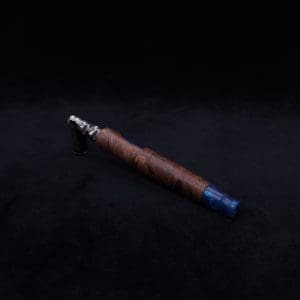 This image portrays Straight Taper Dynavap XL Burl Hybrid Stem + Book-Matched M.P. - NEW! by Dovetail Woodwork.