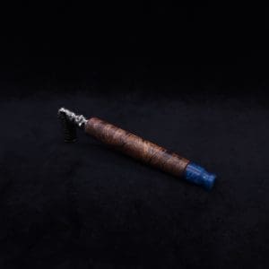 This image portrays Straight Taper Dynavap XL Burl Hybrid Stem + Book-Matched M.P. - NEW! by Dovetail Woodwork.