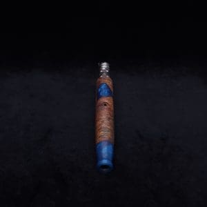 This image portrays Straight Taper Dynavap XL Burl Hybrid Stem + Book-Matched M.P. - NEW! by Dovetail Woodwork.