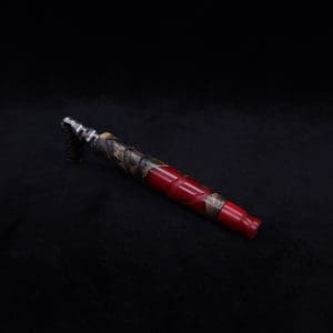 This image portrays Cascades Dynavap XL Burl Luminescent Hybrid Stem + Book-Matched M.P.-NEW/2025 by Dovetail Woodwork.