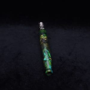 This image portrays Straight Taper Dynavap XL Burl Hybrid Stem + Book-Matched M.P. - NEW! by Dovetail Woodwork.