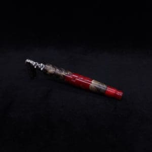 This image portrays Cascades Dynavap XL Burl Luminescent Hybrid Stem + Book-Matched M.P.-NEW/2025 by Dovetail Woodwork.