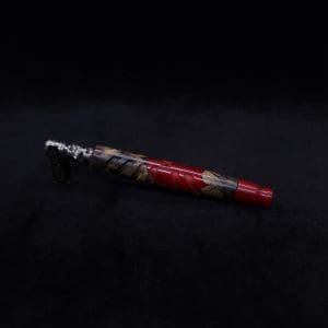 This image portrays Cascades Dynavap XL Burl Luminescent Hybrid Stem + Book-Matched M.P.-NEW/2025 by Dovetail Woodwork.