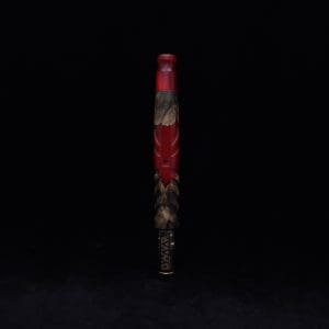 This image portrays Cascades Dynavap XL Burl Luminescent Hybrid Stem + Book-Matched M.P.-NEW/2025 by Dovetail Woodwork.