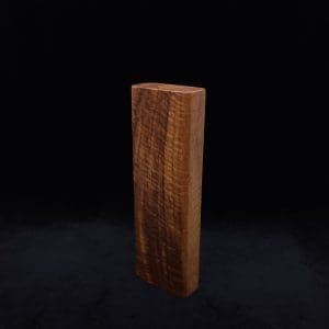 This image portrays Dynavap Device Dugout/Material Storage Case-Walnut Burl-Slim Stash XL by Dovetail Woodwork.