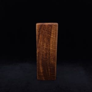 This image portrays Dynavap Device Dugout/Material Storage Case-Walnut Burl-Slim Stash XL by Dovetail Woodwork.