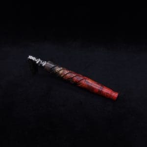 This image portrays Helical Dynavap XL Burl Stem + Book-Matched M.P.-NEW! by Dovetail Woodwork.