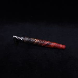 This image portrays Helical Dynavap XL Burl Stem + Book-Matched M.P.-NEW! by Dovetail Woodwork.