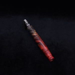 This image portrays Helical Dynavap XL Burl Stem + Book-Matched M.P.-NEW! by Dovetail Woodwork.