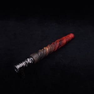 This image portrays Helical Dynavap XL Burl Stem + Book-Matched M.P.-NEW! by Dovetail Woodwork.